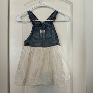 Oshkosh toddler girls overall dress